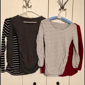 Long sleeve Maternity Shirts